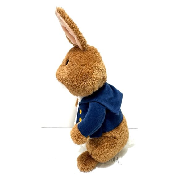 Kohl's Cares Peter Rabbit Plush Brown White Blue Coat 11" Stuffed Bunny Rabbit - Picture 2 of 8